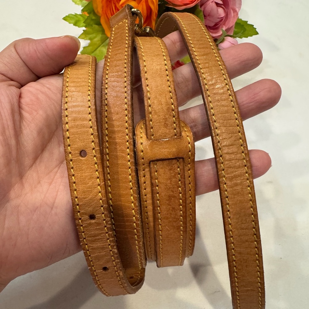 Louis Vuitton Tan Leather Strap